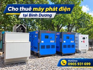 Cho thuê máy phát điện tại Bình Dương