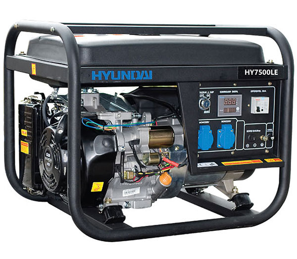 Máy phát điện 5Kw chạy xăng HY7000LE của Huyndai – Máy trần đề nổ