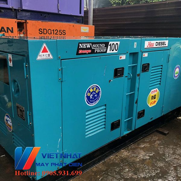 Máy phát điện cũ denyo 100kva