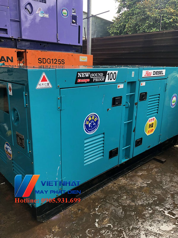 Máy phát điện cũ denyo 100kva