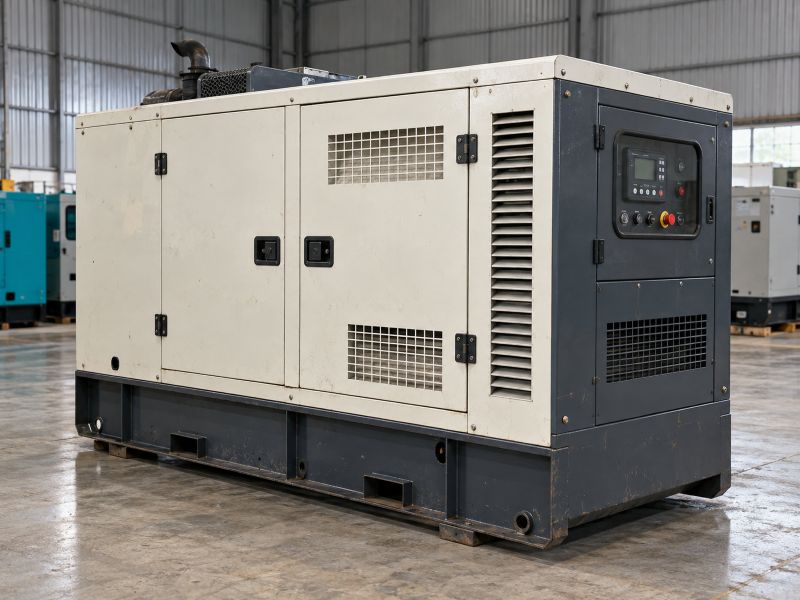 Máy phát điện 3 pha 30kW cũ Nhật bãi - Giá tốt, chạy dầu diesel, chống ồn