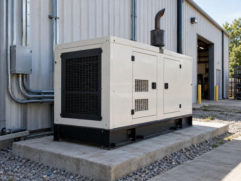 Máy phát điện 3 pha 30kW cũ Nhật bãi - Giá tốt, chạy dầu diesel, chống ồn