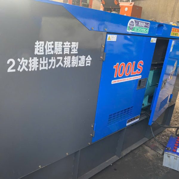Máy phát điện Yanmar, Denyo 100kVA cũ Nhật bãi chạy dầu 3 pha giá rẻ