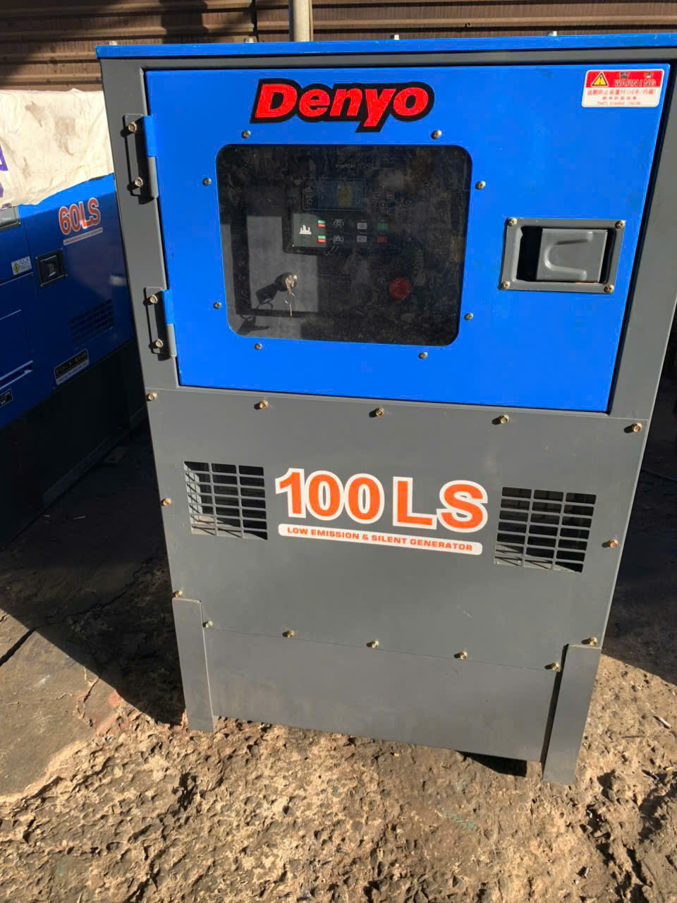 Máy phát điện Yanmar, Denyo 100kVA cũ Nhật bãi chạy dầu 3 pha giá rẻ