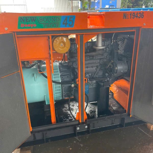 Máy phát điện Denyo 45kVA cũ Nhật bãi chạy dầu 3 pha giá rẻ