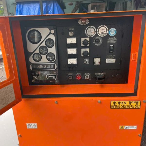 Máy phát điện Denyo 45kVA cũ Nhật bãi chạy dầu 3 pha giá rẻ
