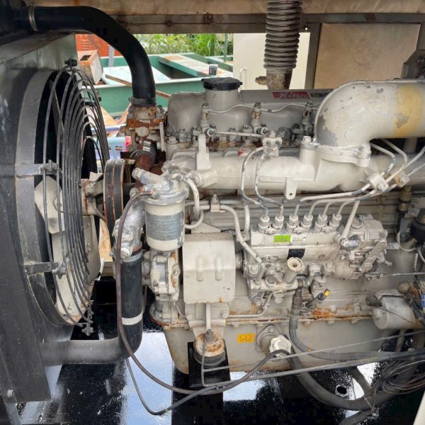 Máy phát điện Hino 100kVA cũ Nhật bãi chạy dầu 3 pha giá rẻ