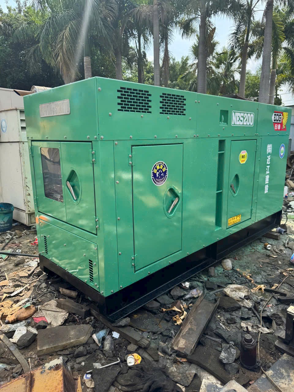 Máy phát điện NES200 200kVA cũ Nhật bãi chạy dầu 3 pha giá rẻ