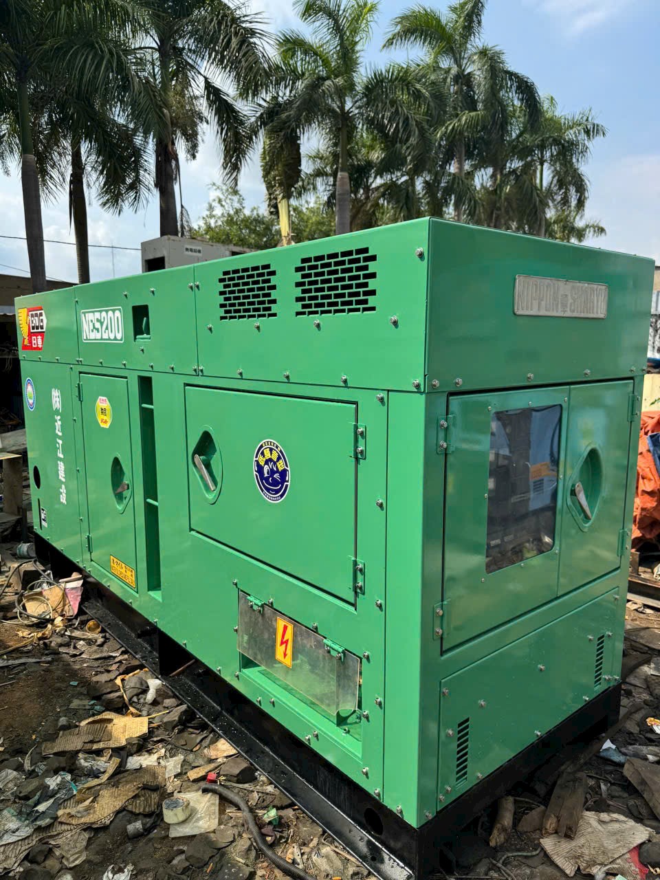 Máy phát điện NES200 200kVA cũ Nhật bãi chạy dầu 3 pha giá rẻ