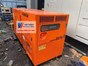 Máy phát điện cũ nhật bãi tại Bình Phước