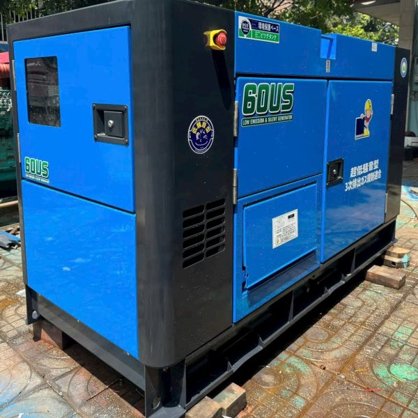 Máy phát điện 60kVA cũ Nhật bãi siêu cách âm