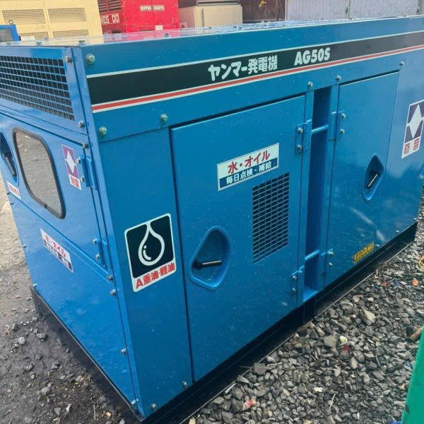 Máy phát điện Yanmar 50kVA AG50S – Hàng Nhật bãi siêu cách âm, chạy êm – tiết kiệm nhiên liệu