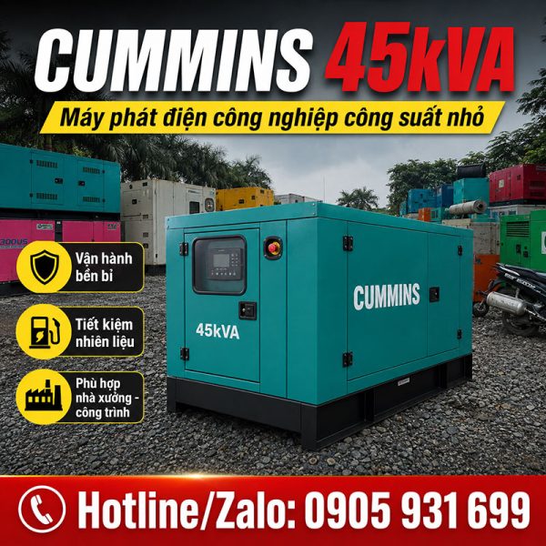 Máy phát điện Cummins 45kva