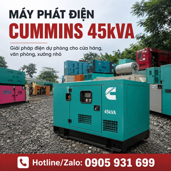Máy phát điện Cummins 45kva