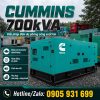 Máy phát điện Cummins 700kVA mới chính hãng