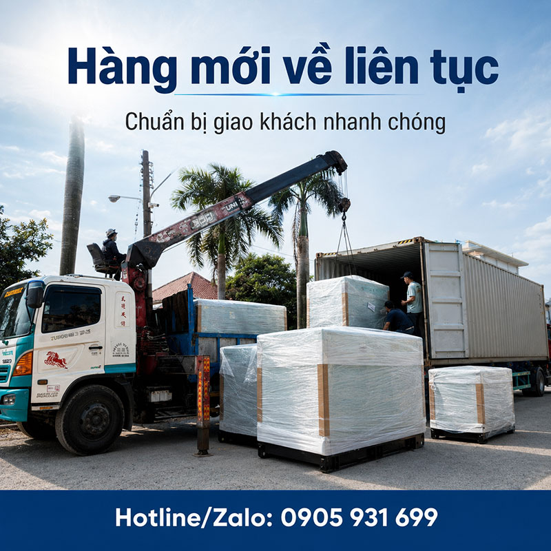 Máy phát điện cummins hàng mới về liên tục