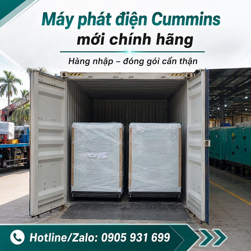 Máy phát điện cummins mới chính hãng