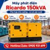Máy phát điện Ricardo 150kVA mới chính hãng
