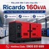 Máy phát điện Ricardo 160kVA mới chính hãng