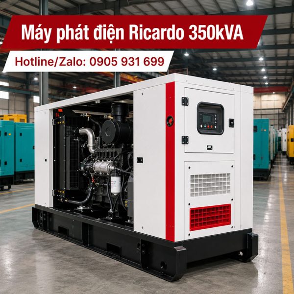 Máy phát điện Ricardo 350kVA mới chính hãng