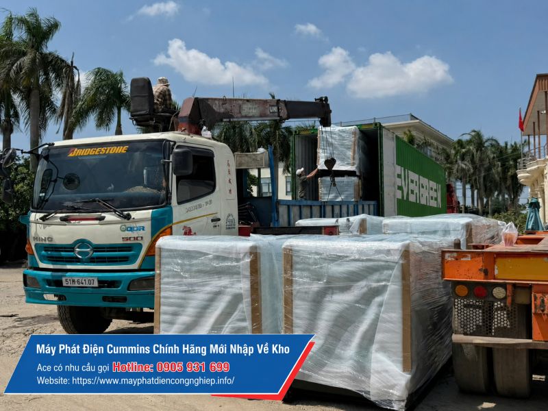 Máy phát điện Cummins chính hãng mới nhập về kho