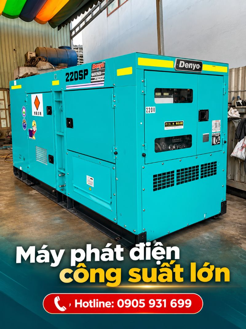 Máy phát điện công suất lớn