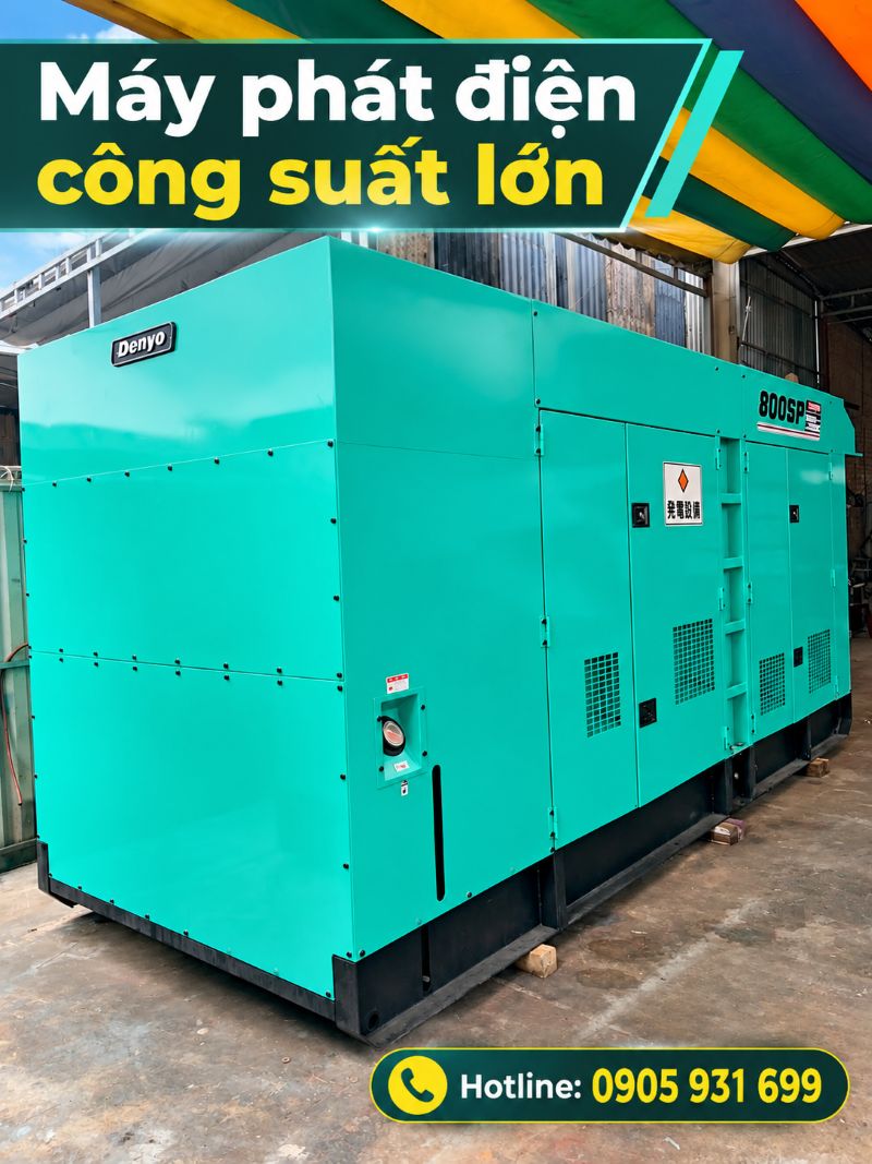 Máy phát điện công suất lớn