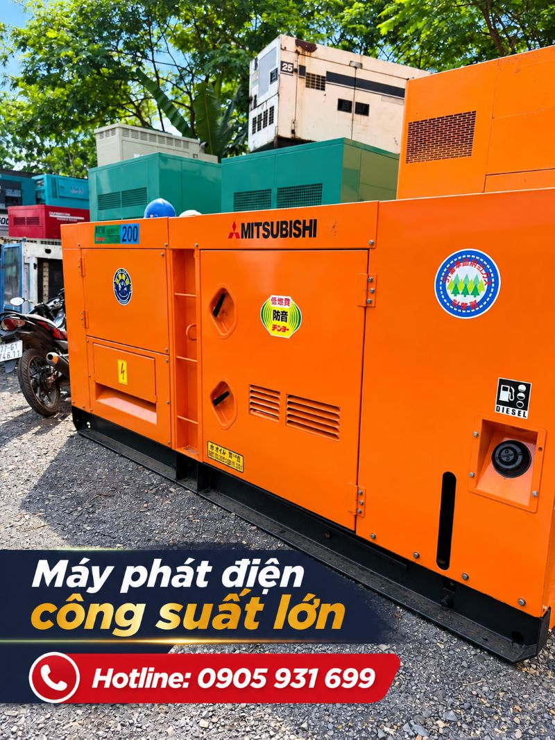 Máy phát điện công suất lớn