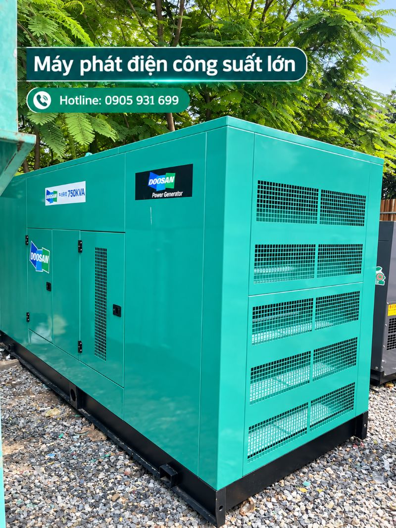Máy phát điện công suất lớn